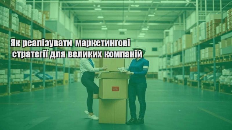 yak realizuvaty marketyngovi strategiyi dlya velykyh kompanij