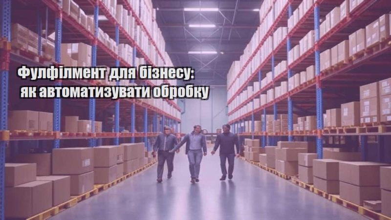 fulfilment dlya biznesu yak avtomatyzuvaty obrobku