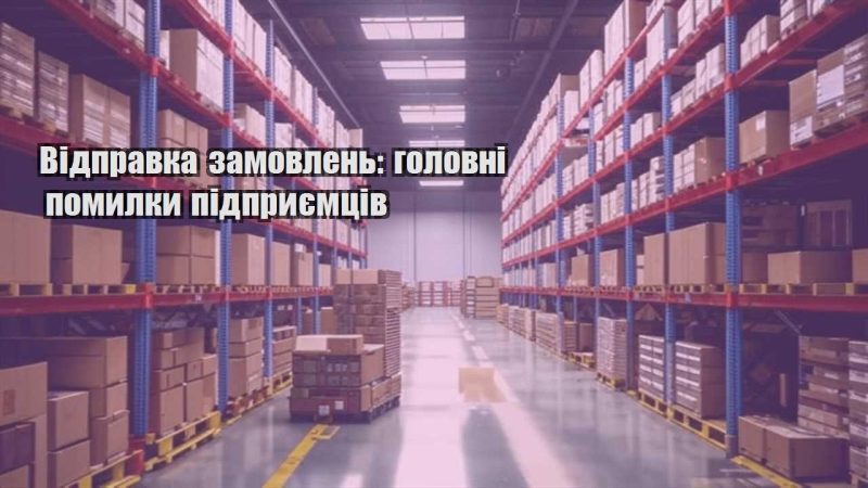 vidpravka zamovlen golovni pomylky pidpryyemcziv