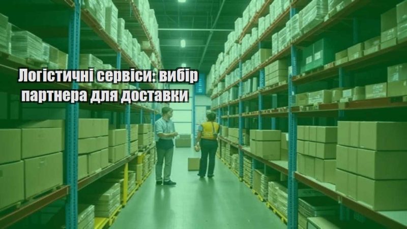 logistychni servisy vybir partnera dlya dostavky