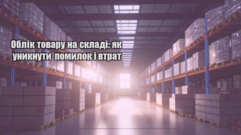 oblik tovaru na skladi yak unyknuty pomylok i vtrat