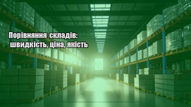 porivnyannya skladiv shvydkist czina yakist