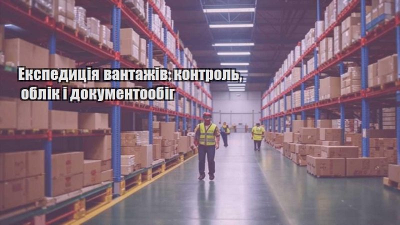 ekspedycziya vantazhiv kontrol oblik i dokumentoobig