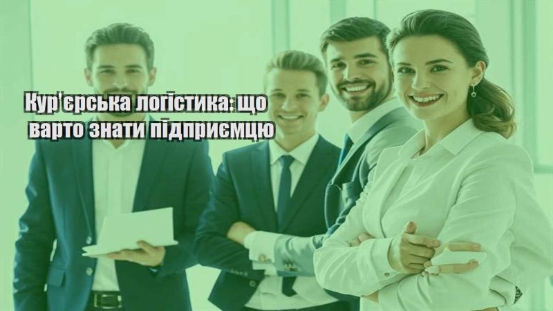 kuryerska logistyka shho varto znaty pidpryyemczyu