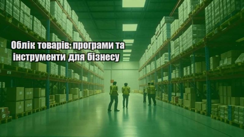 oblik tovariv programy ta instrumenty dlya biznesu