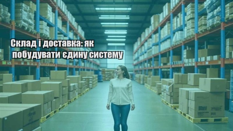 sklad i dostavka yak pobuduvaty yedynu systemu