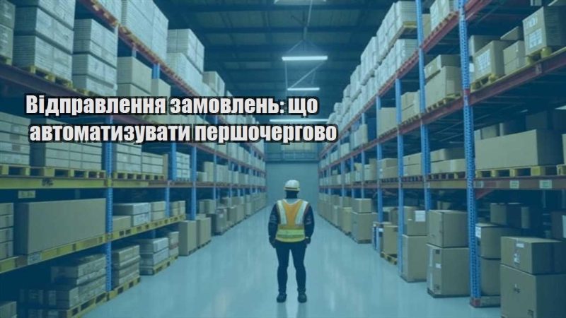 vidpravlennya zamovlen shho avtomatyzuvaty pershochergovo