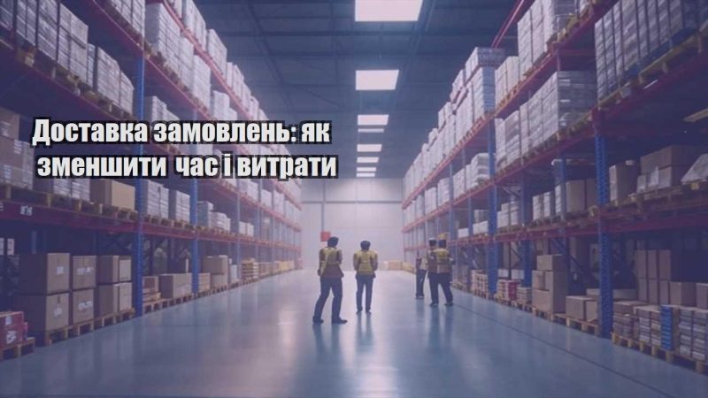 dostavka zamovlen yak zmenshyty chas i vytraty