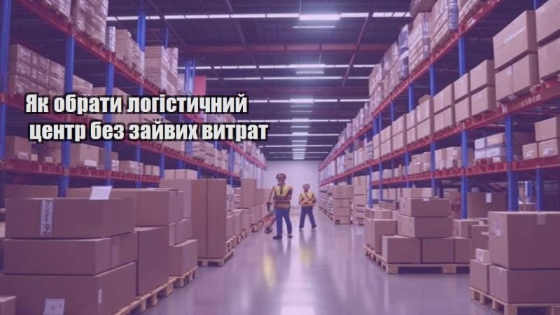 yak obraty logistychnyj czentr bez zajvyh vytrat