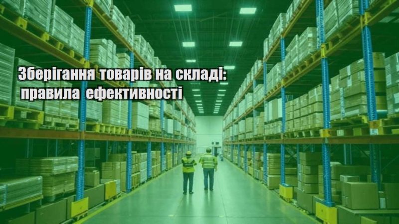 zberigannya tovariv na skladi pravyla efektyvnosti