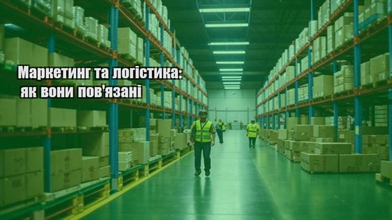 marketyng ta logistyka yak vony povyazani